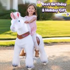 Ponycycle Ride On Unicorn Mechanical Rocking Pony For 4-7 Yrs Ux404 Minimal Used