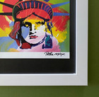 Peter Max   Beautiful   Signed Print    New White Frame