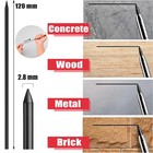 36 Pcs 2 8mm Pencil Lead Refills For Carpenter 1 Count  pack Of 36   Black