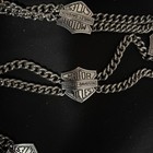 Harley Davidson Belt Vintage 1995 Official Steel Shield Emblem Biker Chain 34   