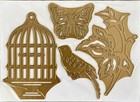 Anna Griffin Bird Cages And Branches Dies Complete Set With 2 Embossing Folders