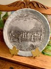 Vintage Wendell August The First Thanksgiving Plate  Hand Forged Aluminum Plate