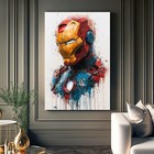 Iron Man Canvas Wall Art  Painting Print  Home Decor  Superhero - 5 Sizes