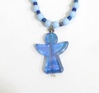 New--christmas  Blue Angel 4 Piece  Girl s Jewelry Set-cute