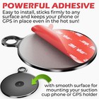 Dashboard Pad Mounting Disk For Suction Cup - 3m Phone Car Mount Red 