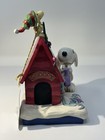 Htf Jim Shore Peanuts Snoopy   Woodstock Prepping For Santa Figurine Christmas