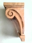 3 1 4 x5 x9  Wood Scroll Corbel Use Brackets book Ends interior exterior Red Oak