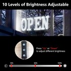 40 x14  Extra Large Led Open Signs For Business With Remote Controlled  10 Level