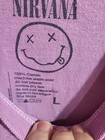 Nirvana Live  93  Band T Shirt Pink  Size Lg pre-owned