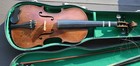 Vintage Violin With 2 Bows  Hard Case - 23 5 In  Length  4 4 
