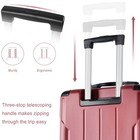 Hardshell Luggage  Lightweight Durable Abs Suitcases With Double Wheels
