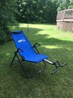   ab Lounge Sport Abdominal Workout Fitness Exercise Blue Lounger Chair Machine
