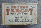Peters Target Shot Gun Shell Cartridge Ammo Box Rifle 22 Catalog Remington Us