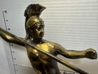 Hellenic Art Brass bronze Statue Of Leonidas Of Sparta  Marble Base Heavy