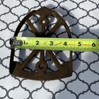 Antique Cast Iron Trivet For Sad Iron 6    X 4 1 4   