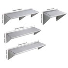 Vevor Stainless Steel Wall Mounted Shelf Kitchen Restaurant Shelving Multisize