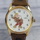 Disney Snow White   The Seven Dwarves Sneezy Timex Watch With Box