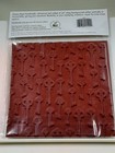 New Hero Arts Cling Bold Prints Background Antique Keys 6 X 6 Inch Rubber Stamp