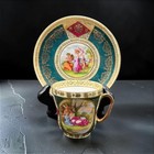 Rare Antique Victoria Royal Vienna  Made In Austria  Early 1900s  Set Of 4  3 