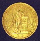 Costa Rica Gold 1 Escudo 1851-jb Xf Detail  4388 Mintage - Scarce 