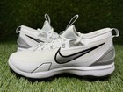 Nike Men Force Trout 9 Elite Mcs Baseball Cleats White silver Fz0884-102 Sz 12