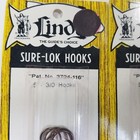 Lot Of Lindy Sure-lok Hooks Vintage Packs Of 5 Hooks 3 0