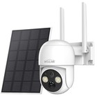 4pcs 4mp Solar Security Cameras Wireless Outdoor 2 5k Pan tilt Battery Powered