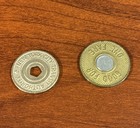 New York City   Nyc Transit Authority 2 Different Subway Tokens Collector Items
