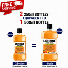 2 Pack Listerine Ultraclean Fresh Citrus Mouthwash Antiseptic Plaque Rinse 16oz