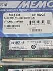Crucial Kit   2x 8gb  Ddr3l 16gb 1600mhz Sodimm 1 35v 2rx8 Notebook Memory  dbin