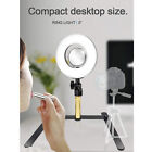 8  Led Ring Light Makeup Phone Camera Selfie Video Live Broadcasting Streaming
