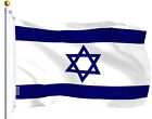 Israel  israeli  Flag 75d Printed Polyester 3x5 Ft    g128  