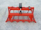 48  Root Rake Grapple Bucket Attachment Kubota Kioti Tractor Loader Quick Attach
