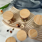 Oui Yogurt Jar Lids - 8 Pack Oui Lids-natural Bamboo Wood With Silicone Sealing