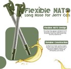Ultimate Long-nose Flexible Jerry Can Spout nozzle  Perf Color  Military Green