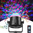 U   king Party Magic Ball Stage Light Disco Rgb Led Dj Sound Activated remote