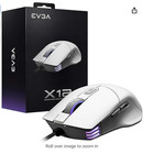 X12 Gaming Mouse 8k Wired Black Customizable Dual Sensor 16000 Dpi 5 Pro