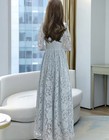Dress  Long Bridesmaid  Lace Evening Formal Party Ball Gown Prom Maxi