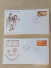 Lot Of 22 Canada 1974 8 Cent Stamp Fdoi    6x 1973 Prince Edward Island W insert