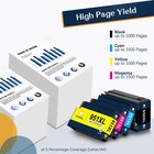 4pk 950 Xl 951xl Ink For Hp Officejet Pro 8600 Premium E-all-in-one Printer-n911