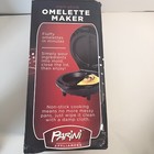 Parini Appliances Non-stick Omelette Maker Black Electric New