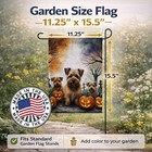 Caroline s Treasures Norfolk Terrier Spooky Halloween Garden Flag Dac2048gf