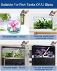 Aquarium Gravel Cleaner Vacuum Fish Tank Tools Water Changer With Thermometers