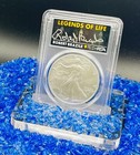 2022  1 Silver Eagle Fs Ms70 Nfl Hof Legend Robert Brazile Rare 1 Of 10 Mint 