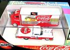 2002 Hot Wheels Coca Cola Car   Truck  1 64th Set Package Creased Wear
