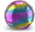 Kinetic Desk Spinning Toy  Office Fidget For Adults And Kids  1 54   Rainbow 