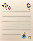 Cute Penguin Letter Set - Japanese Stationery - Sweet Kawaii Daiso Writing Paper