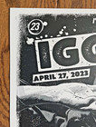 Zoltron Iggy Pop And The Losers Poster Hollywood Palladium 4-27-23 S n Xx 90