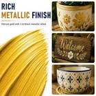 Gotideal Metallic Gold Acrylic Paint Tube Gold Leaf Paint  120ml  4 1 Oz 