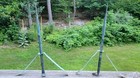 2 Antique 1915 Vintage Shinn Flats Smaller Size Lightning Rods Great Patina